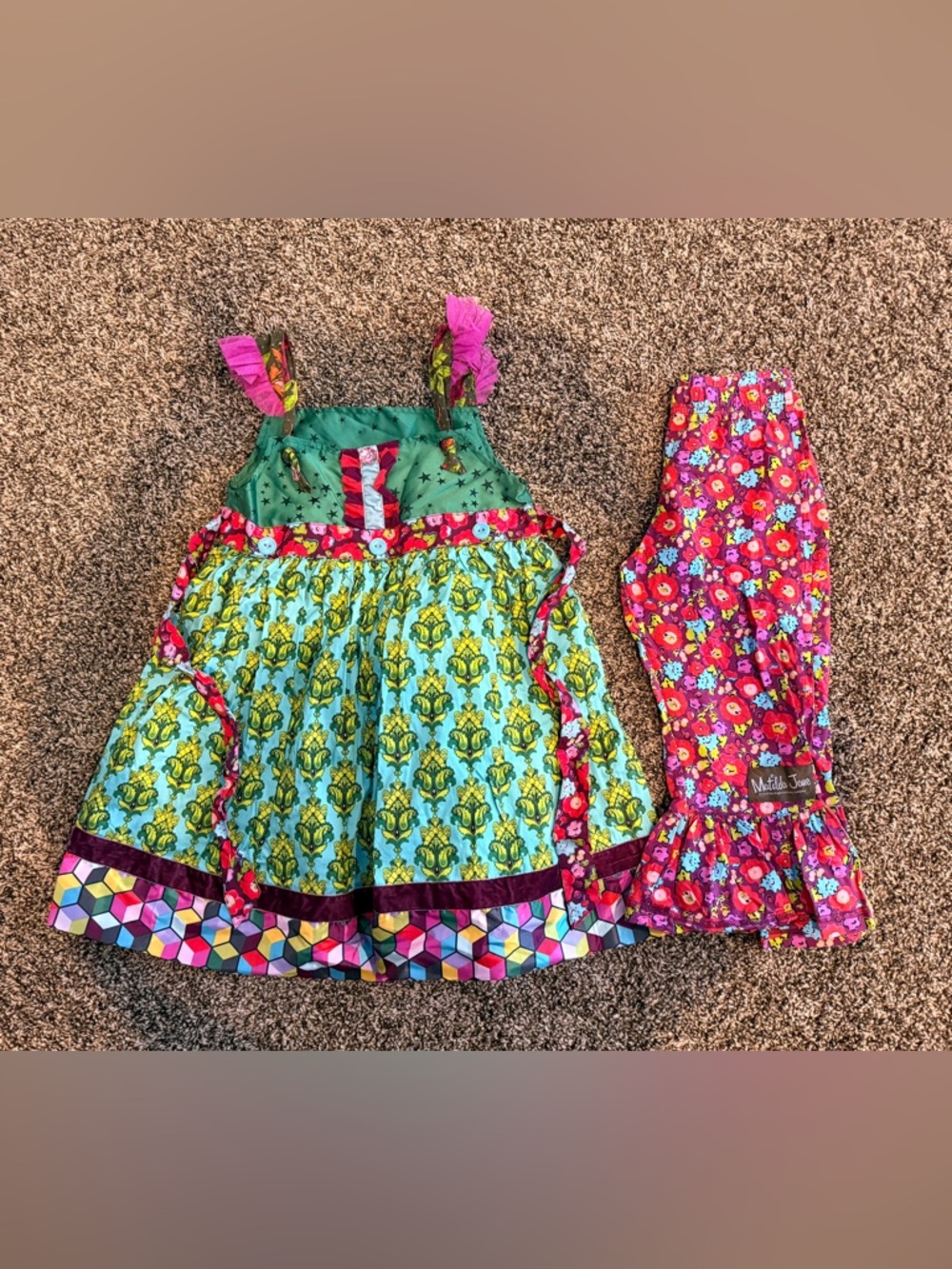 Matilda Jane 2 Piece Set - Paint by Numbers Collection